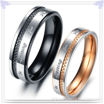 Fashion Jewellery Stainless Steel Lovers Ring (HR3591)
